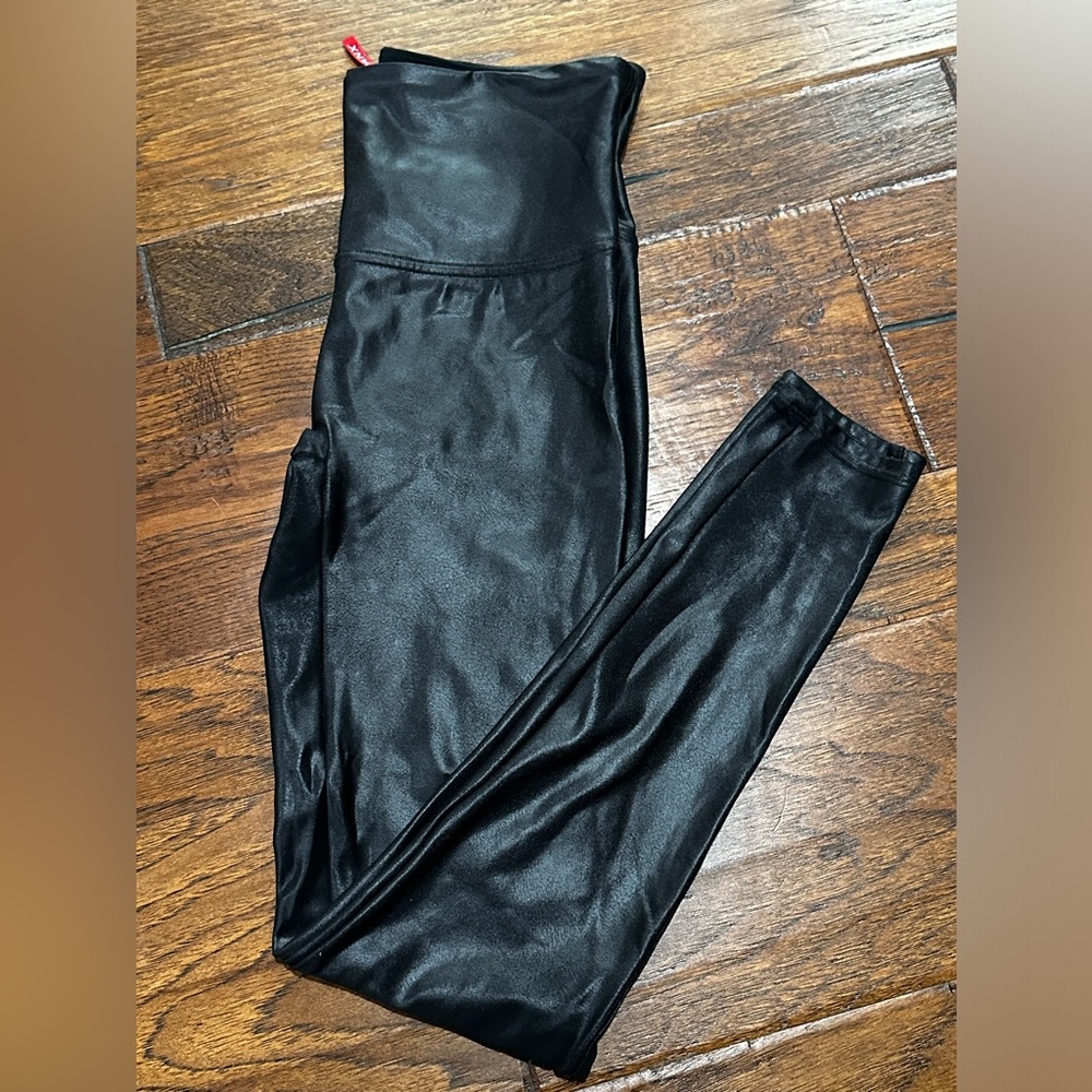 Spanx High Rise Faux Leather Leggings